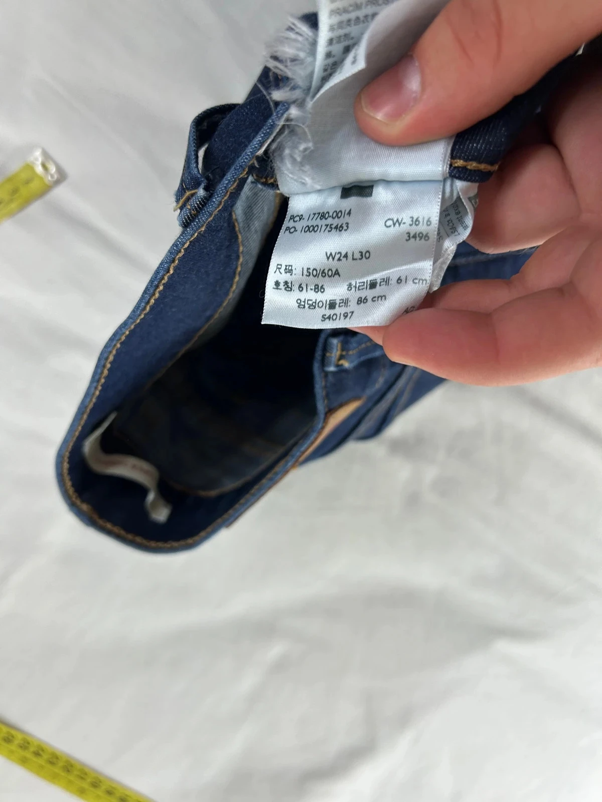 Jean skinny marineblauw Levi's 710 super skinny w24 l30 – photo 15